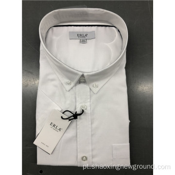 Camisa branca de alta qualidade para homem